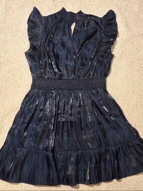 Lulus Irredescent Navy Blue XL Dress.